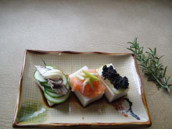 tofu sushi
